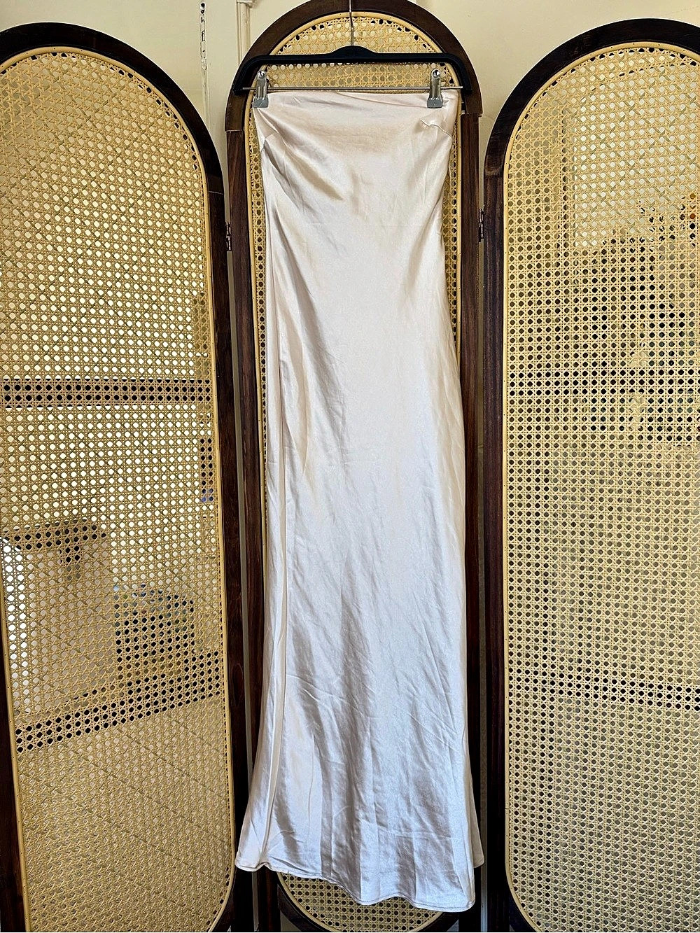 Princess Polly Northern Star Maxi Dress White Size 2